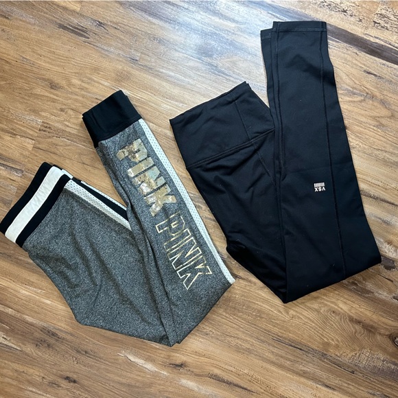 Victoria’s Secret Pink Yoga Line Lot of 2 size Small legging and jogger - Picture 1 of 8